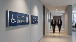 Cómo ubicar señalización accesible