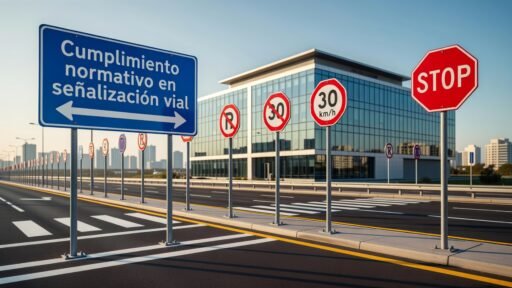 Cumplimiento normativo en señalización vial