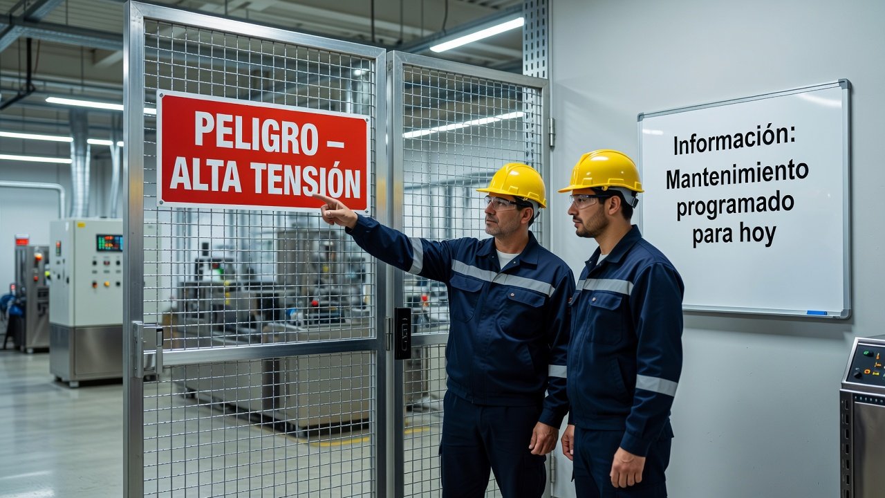 Diferencia entre señal de seguridad e información adicional: Imagen principal