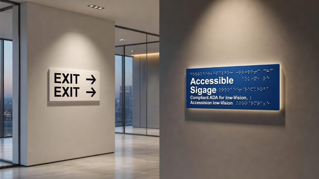 Diferencias entre señalización accesible y tradicional