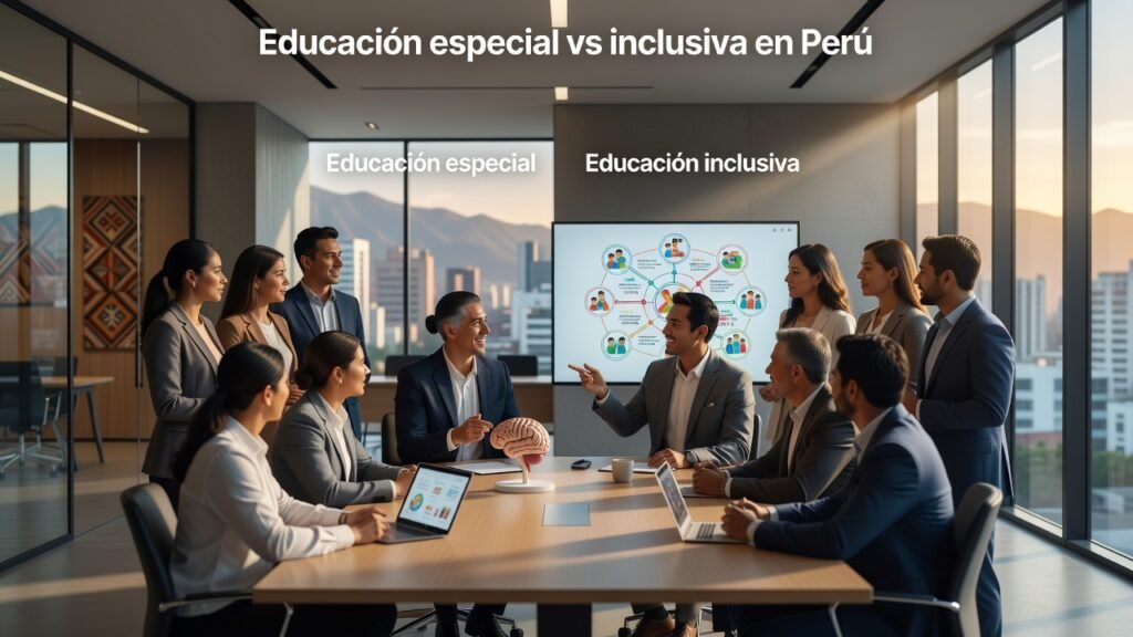 Educación especial vs inclusiva en Perú