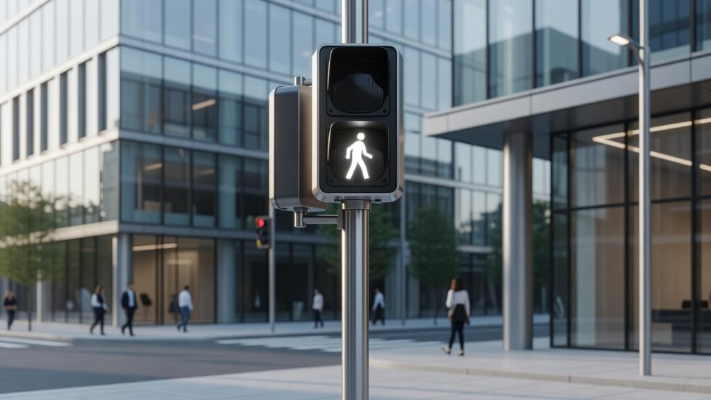 Funcionamiento del semáforo peatonal 1 Funcionamiento del semáforo peatonal