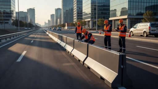 Instalación profesional de barreras de seguridad vial