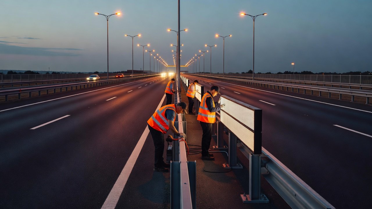 Integración de señalización y dispositivos de seguridad vial: Imagen principal