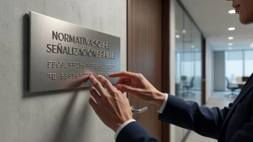 Normativa sobre señalización braille