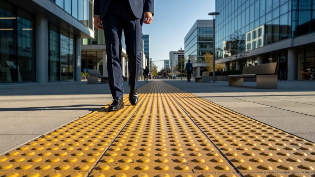 Normativas de accesibilidad urbana en pavimentos táctiles