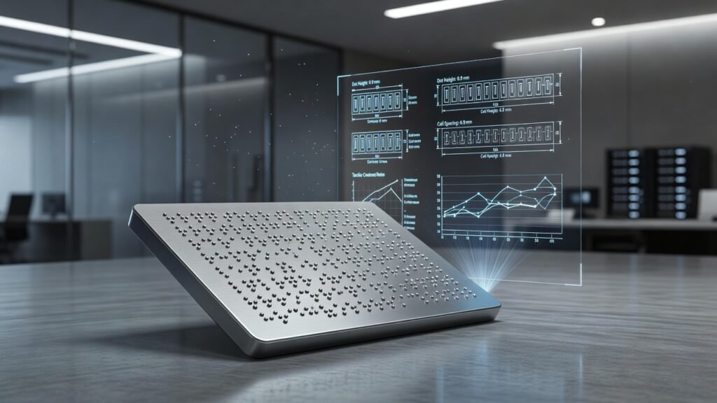 Parámetros técnicos del braille