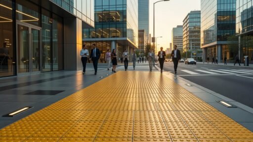 Pavimentos táctiles en ciudades inteligentes