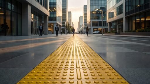 Pavimentos táctiles en ciudades inteligentes
