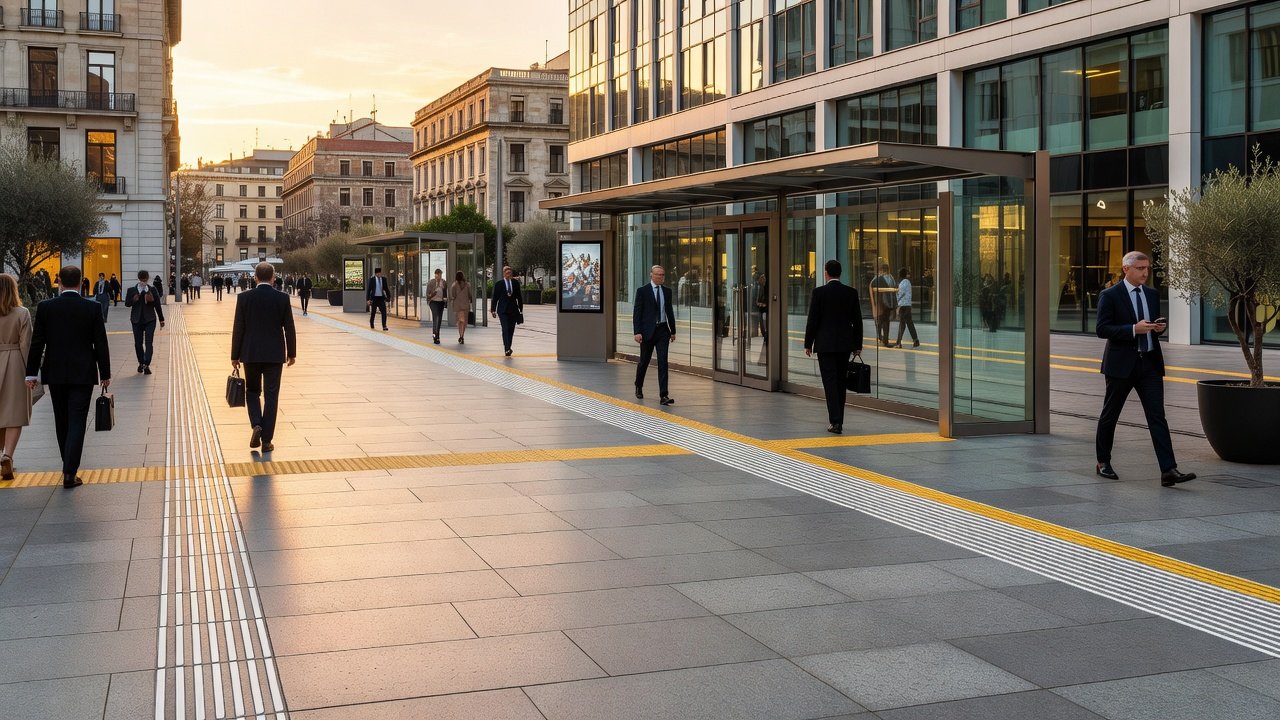 Pavimentos táctiles en ciudades inteligentes: Imagen principal
