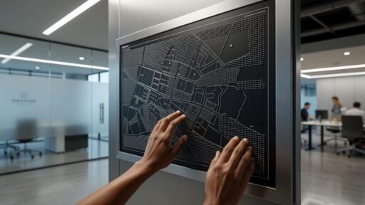 Plano háptico para personas con discapacidad visual