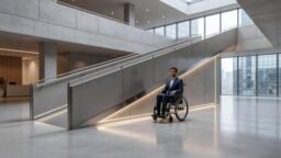 Protección en espacios bajo rampas accesibilidad