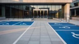 Relación entre estacionamientos y accesos accesibles