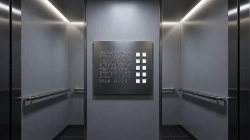 Requisitos de señalización braille en ascensores
