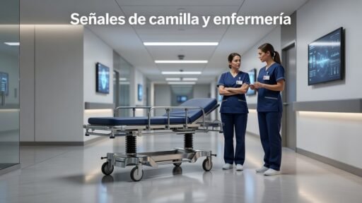 Señales de camilla y enfermería