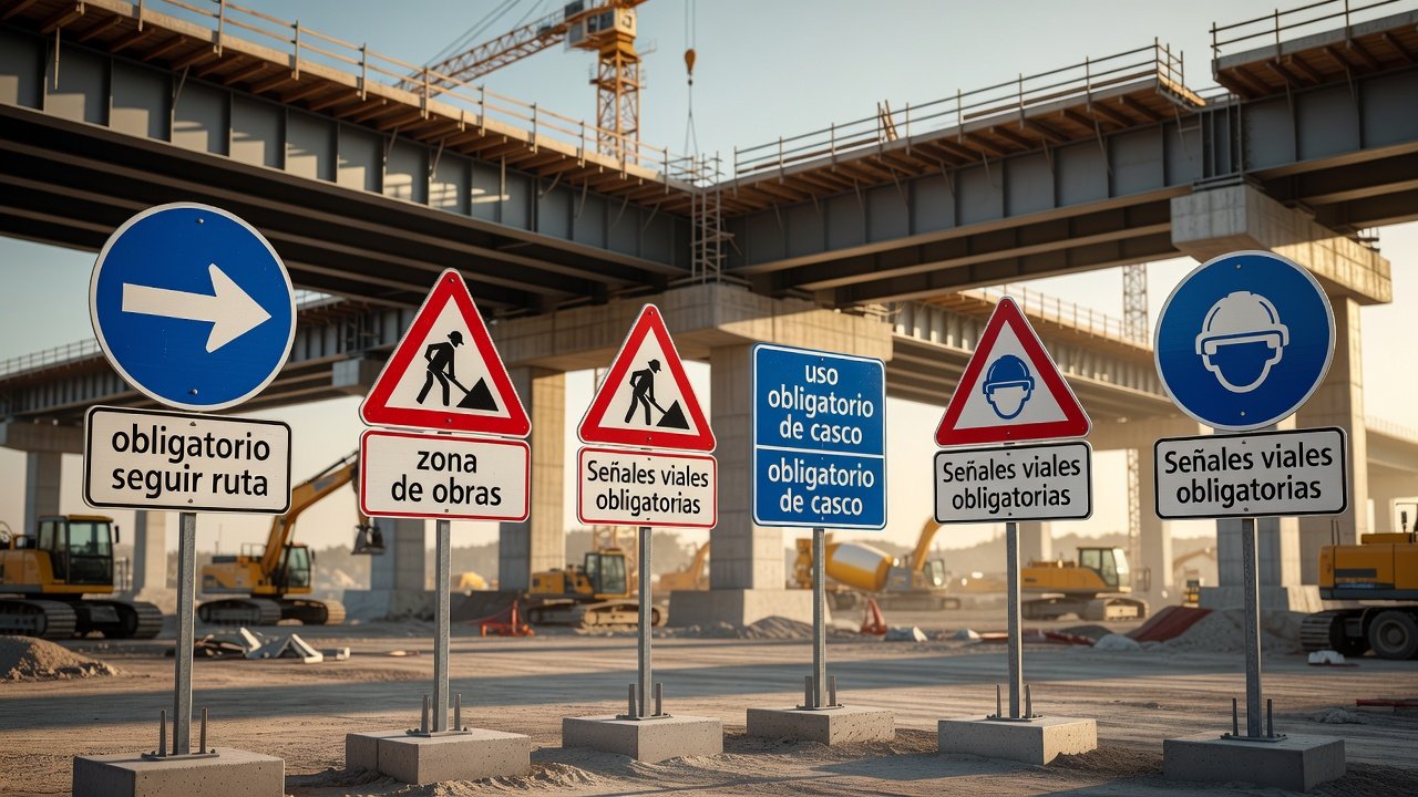 Señales viales obligatorias en proyectos de infraestructura