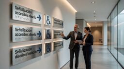 Señalización accesible: diseño e instalación