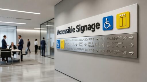 Señalización accesible: diseño visual y táctil