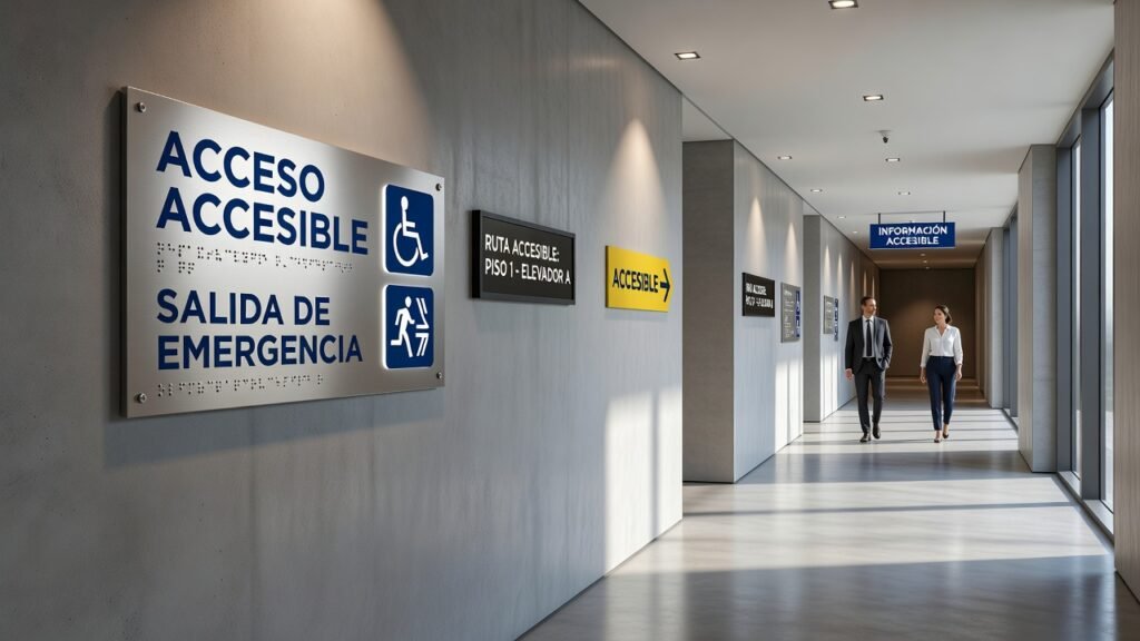 Señalización accesible: ejemplos reales