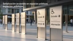 Señalización accesible en espacios públicos