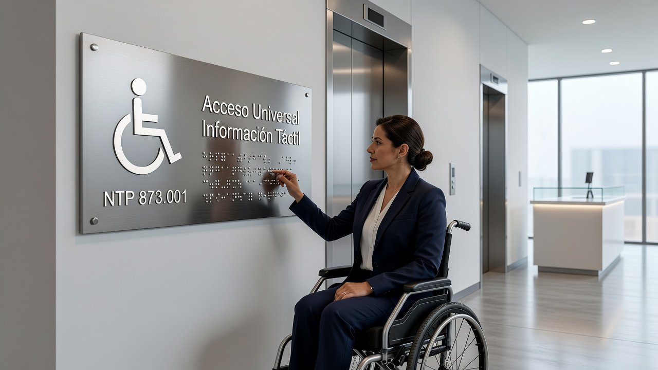 Señalización accesible según la NTP 873.001: Imagen principal