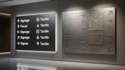 Señalización accesible: visual vs táctil