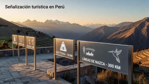 Señalización turística en Perú