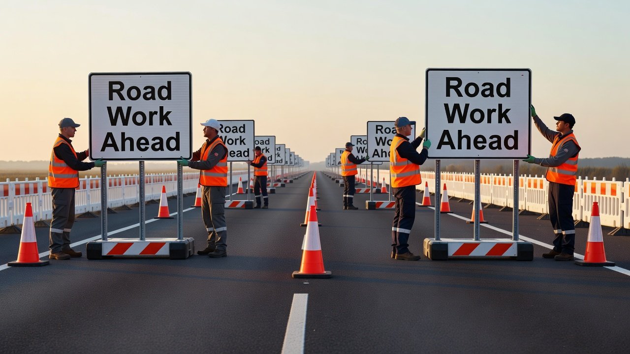 Señalización vial en zonas de trabajo: Imagen principal