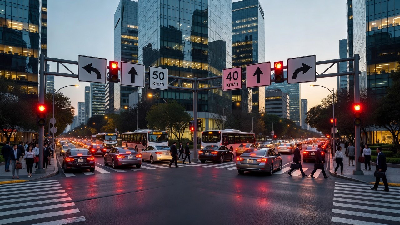 Señalización vial en zonas urbanas: Imagen principal