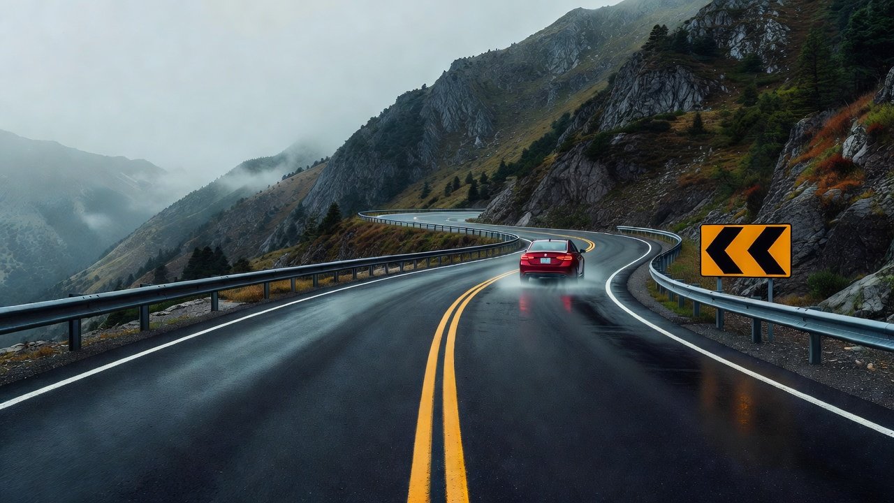 Seguridad vial en curvas y zonas críticas según el EG-2013: Imagen principal