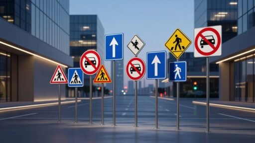 Símbolos normalizados en señalización vial