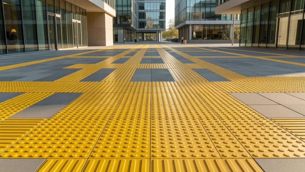 Soluciones de accesibilidad urbana con pavimentos táctiles
