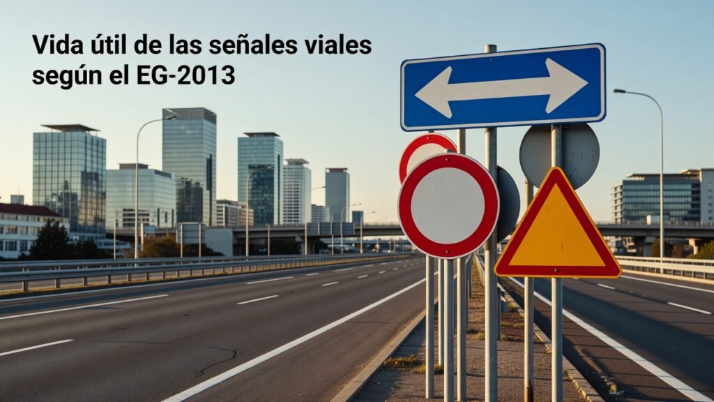 Vida útil de las señales viales según el EG-2013 1 Vida útil de las señales viales según el EG-2013