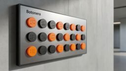 Botoneras accesibles con braille, relieve y contraste