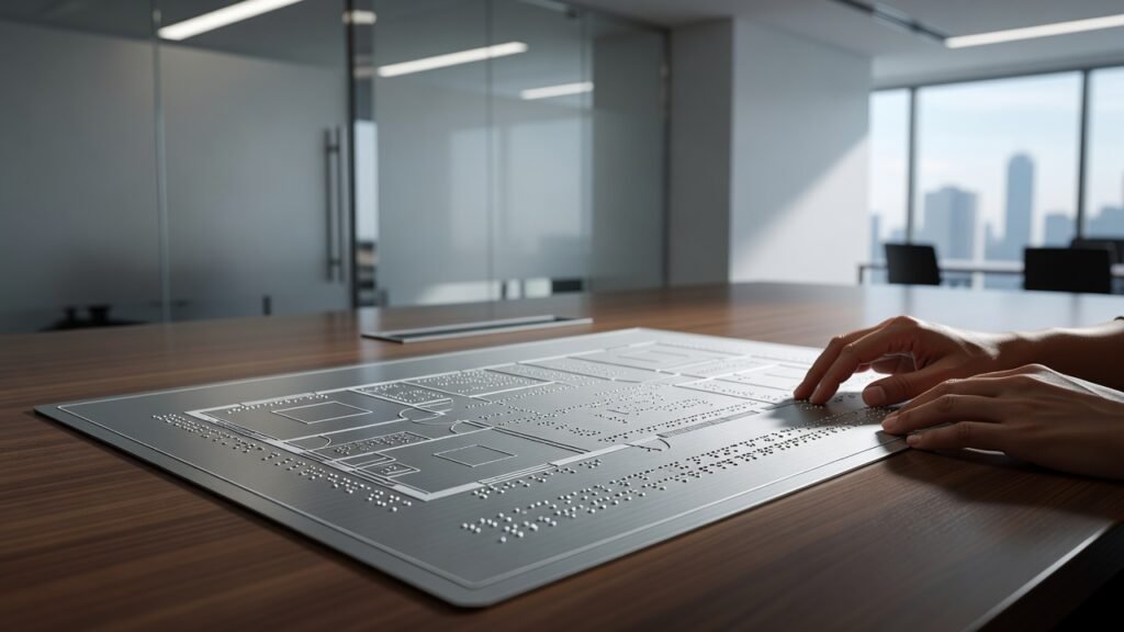 Braille en planos hápticos