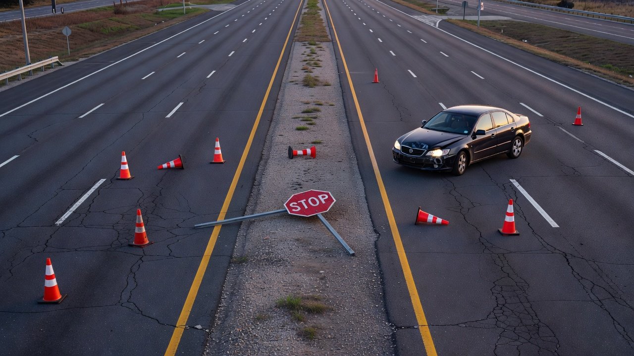Casos reales de incumplimiento en señalización vial: Imagen principal