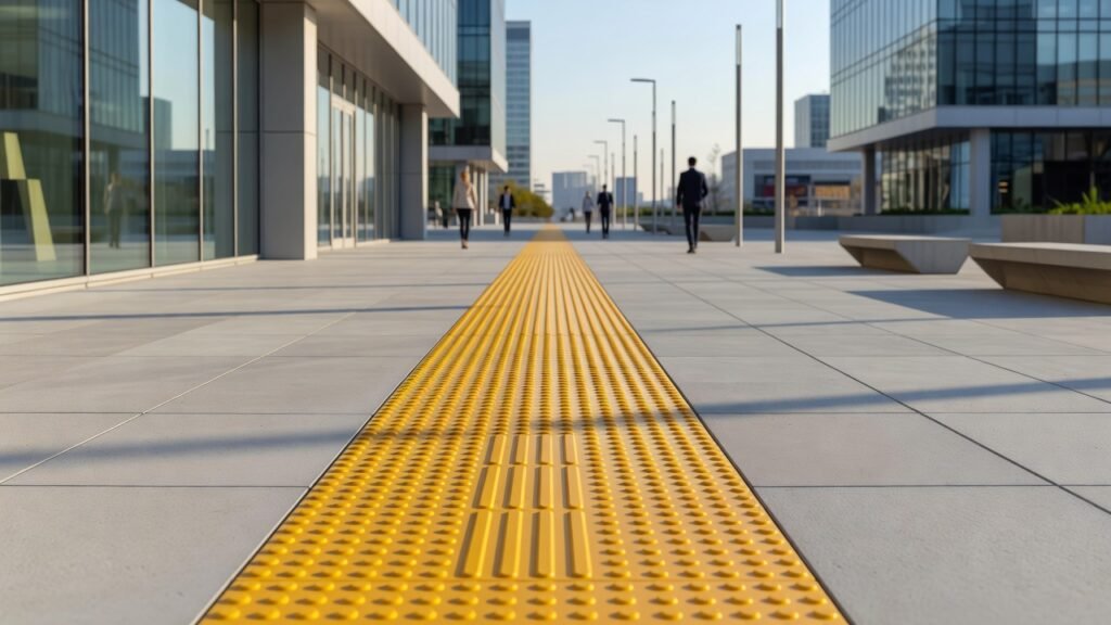 Cómo integrar pavimentos táctiles en diseño urbano