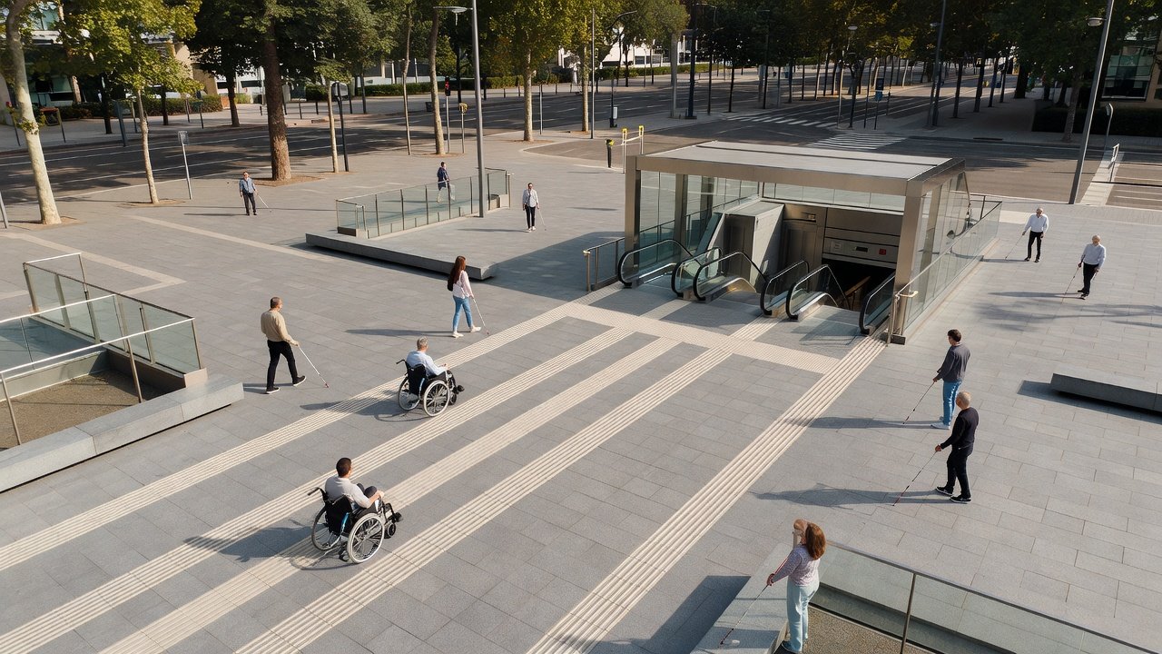 Cómo integrar pavimentos táctiles en diseño urbano: Imagen principal