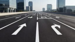 Demarcación de símbolos y flechas viales