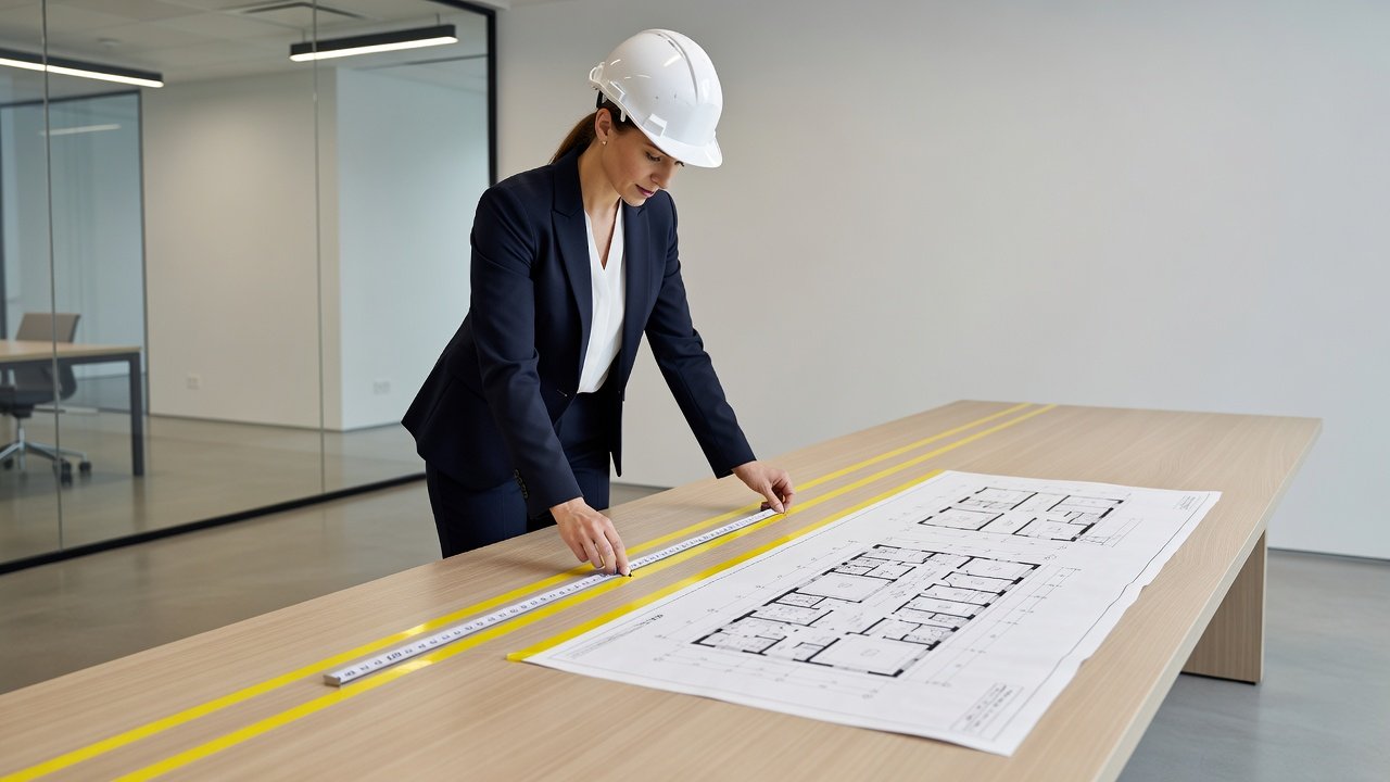 Dimensiones del plano háptico según normativa: Imagen principal