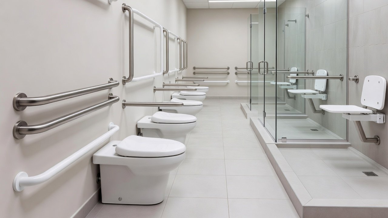 Distribución de aparatos sanitarios accesibles: Imagen principal