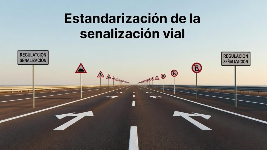 Estandarización de la señalización vial