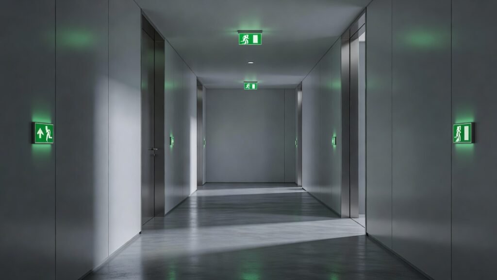 Iluminación mínima exigida en señales de seguridad