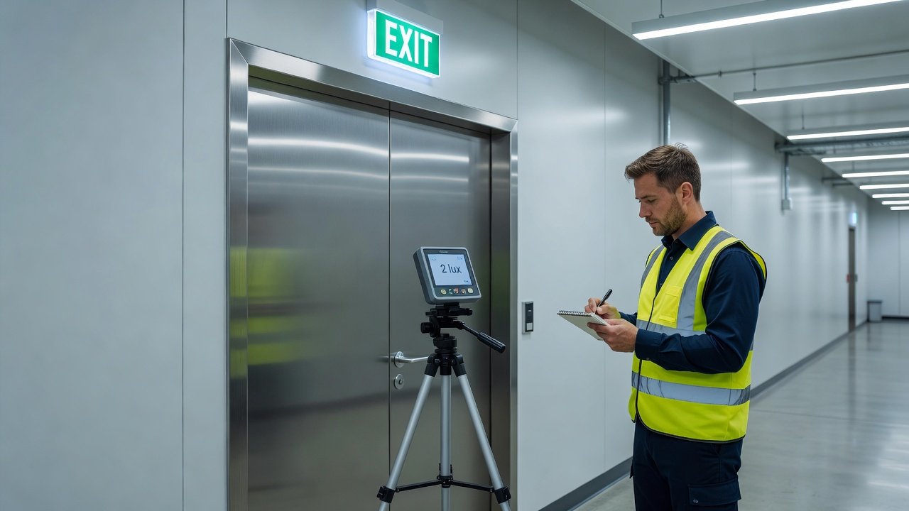 Iluminación mínima exigida en señales de seguridad: Imagen principal