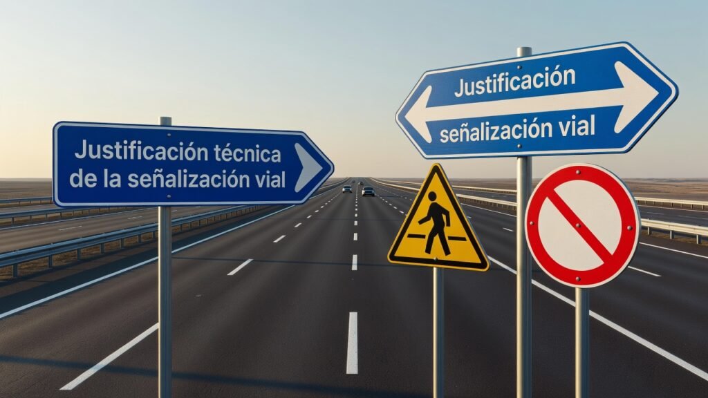 Justificación técnica de la señalización vial