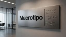 Macrotipo y braille en señalización accesible