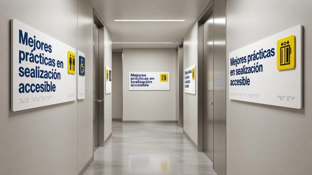 Mejores prácticas en señalización accesible