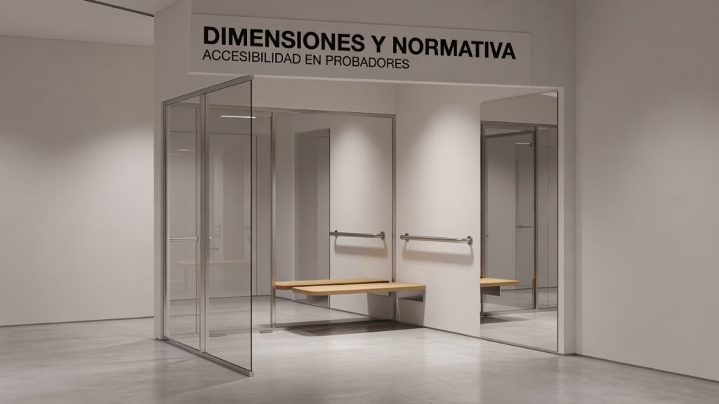 Probadores accesibles dimensiones y normativa