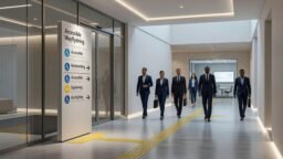 Señalización accesible desde el ingreso hasta el destino.