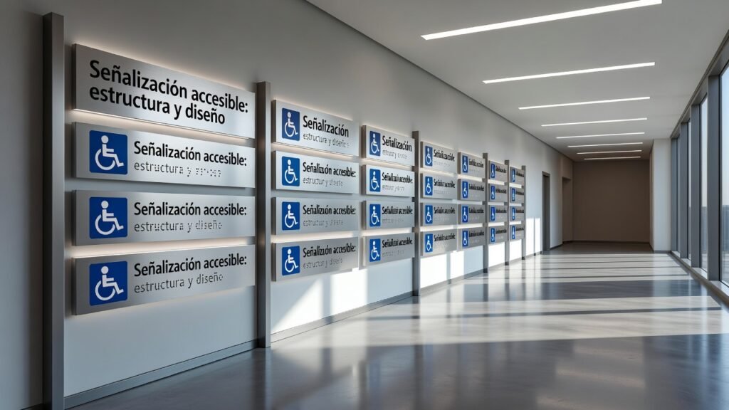 Señalización accesible: estructura y diseño